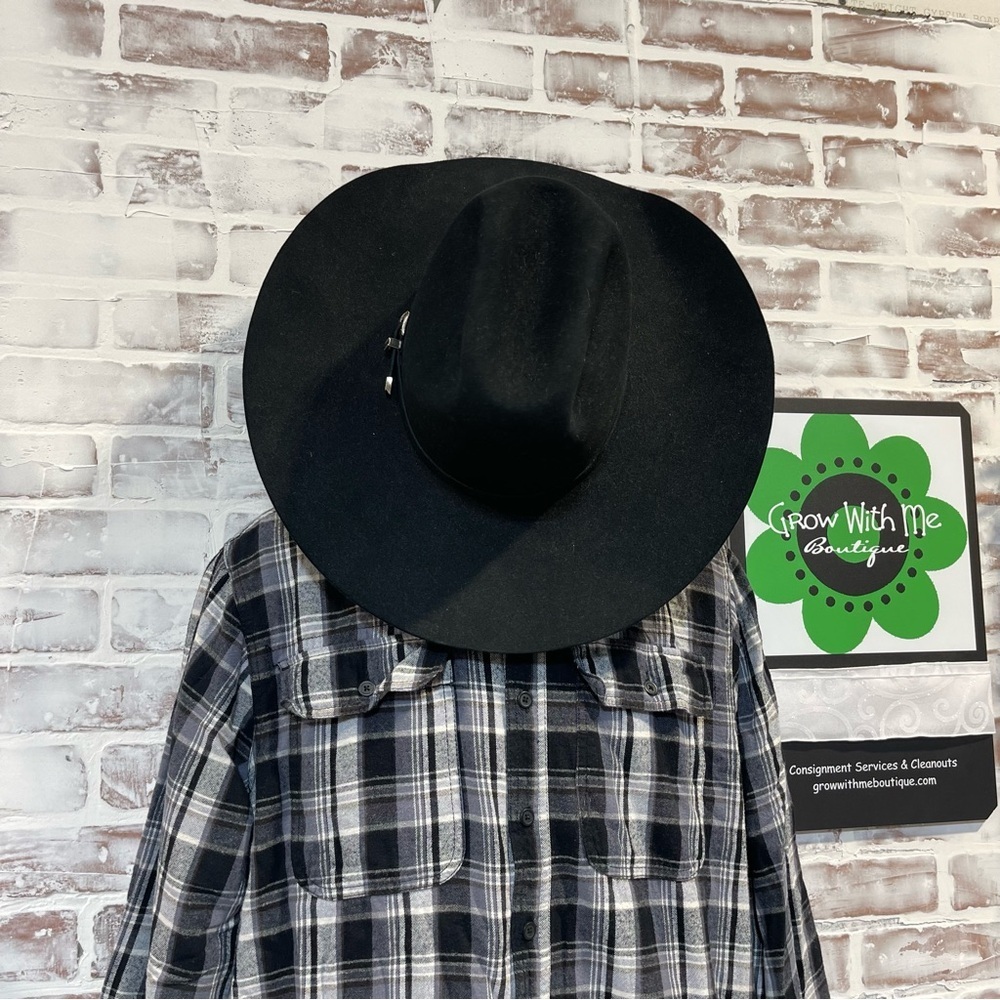 Resistol western Black Cowboy Hat black felt